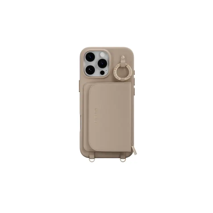 MagEasy Pouch M iPhone 16 Pro, Camel Brown