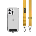 SwitchEasy 20mm Sling Strap+Strap Card Phone Lanyard, Mustard Yellow