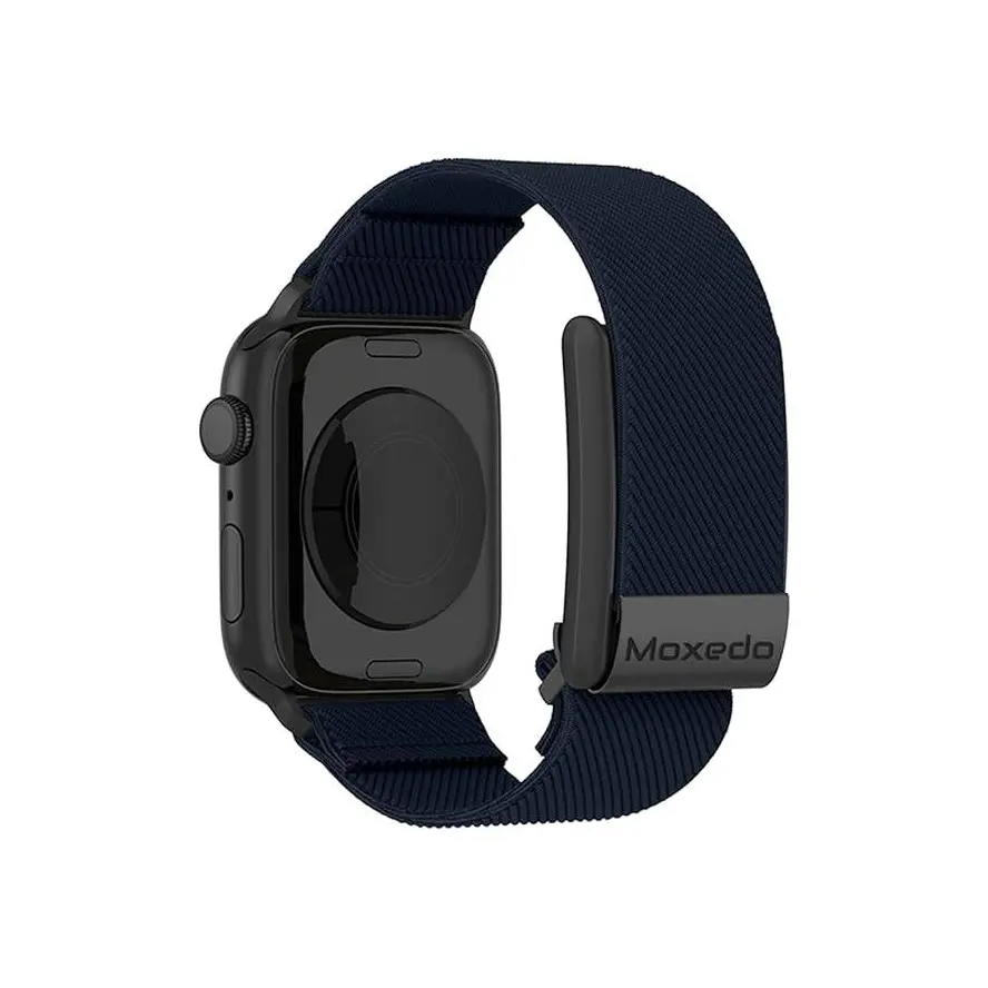 MOXEDO Fit Weave Nylon Braided Whoop 4.0 Band, Blue