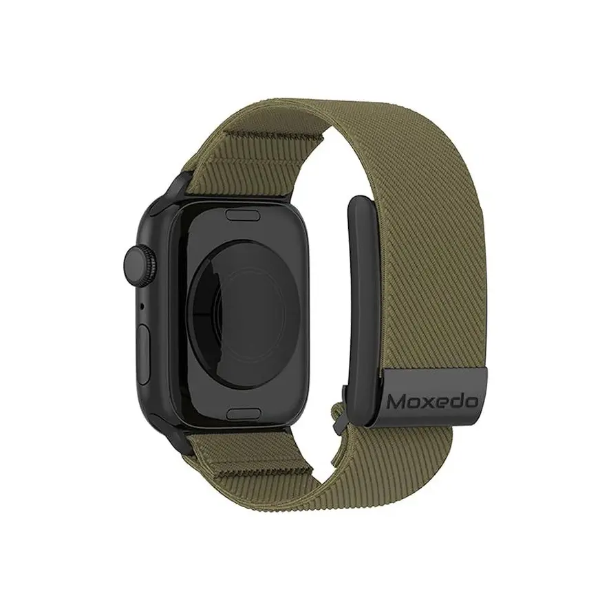 MOXEDO Fit Weave Nylon Braided Whoop 4.0 Band, Green