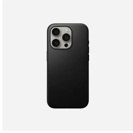 NOMAD IPHONE 16 PRO MODERN LEATHER, BLACK