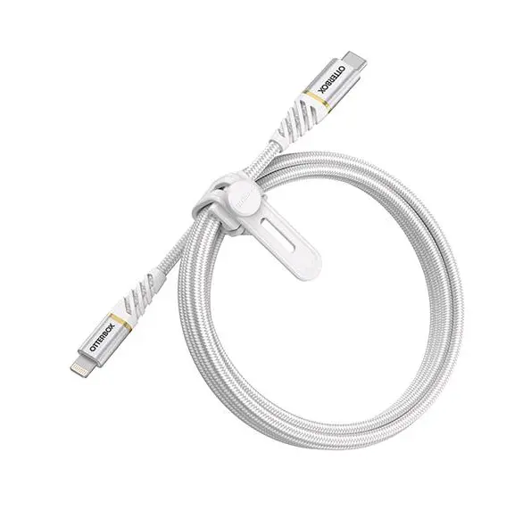 OTTERBOX 2M PREMIUM CABLE USB C to LIGHTNING, WHITE