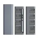 Powerology 48 Bits Electric Screw Driver Kit, Gray