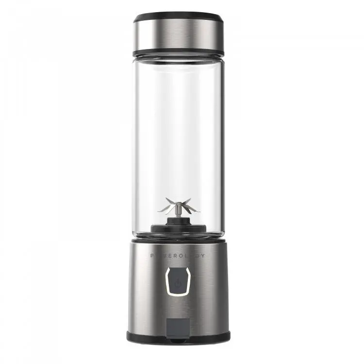 Powerology 126W 450ml 6-Blade Portable Juicer, Aluminum