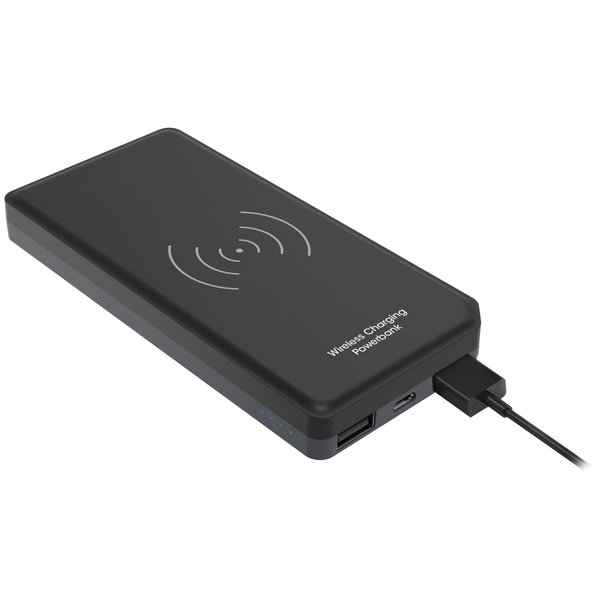 X.Cell 10000mAh Dual Port Wireless Powerbank Black