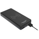 X.Cell 10000mAh Dual Port Wireless Powerbank Black