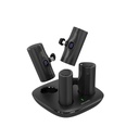 Porodo 5000mAh | 4 Power Bank Station, Black