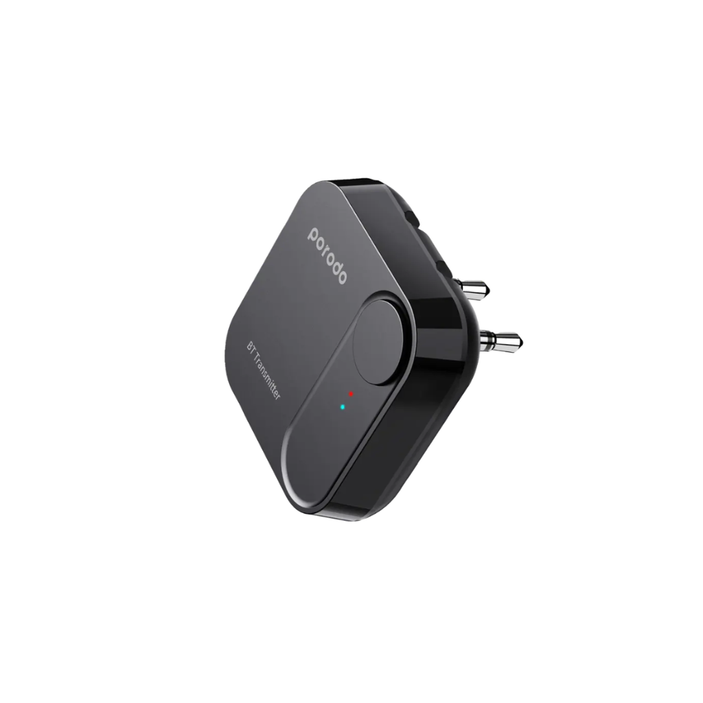 Porodo Bluetooth Audio Transmitter Dual 3.5mm Black