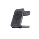 Powerology 10K Qi12 3 in 1 MagSafe Power Bank, Black