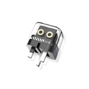 Powerology 35W Crystalline Series Dual PD GaN Charger, Transparent