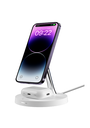SwitchEasy 15W MagPower 2-in-1 Magnetic Wireless Charging Stand, White