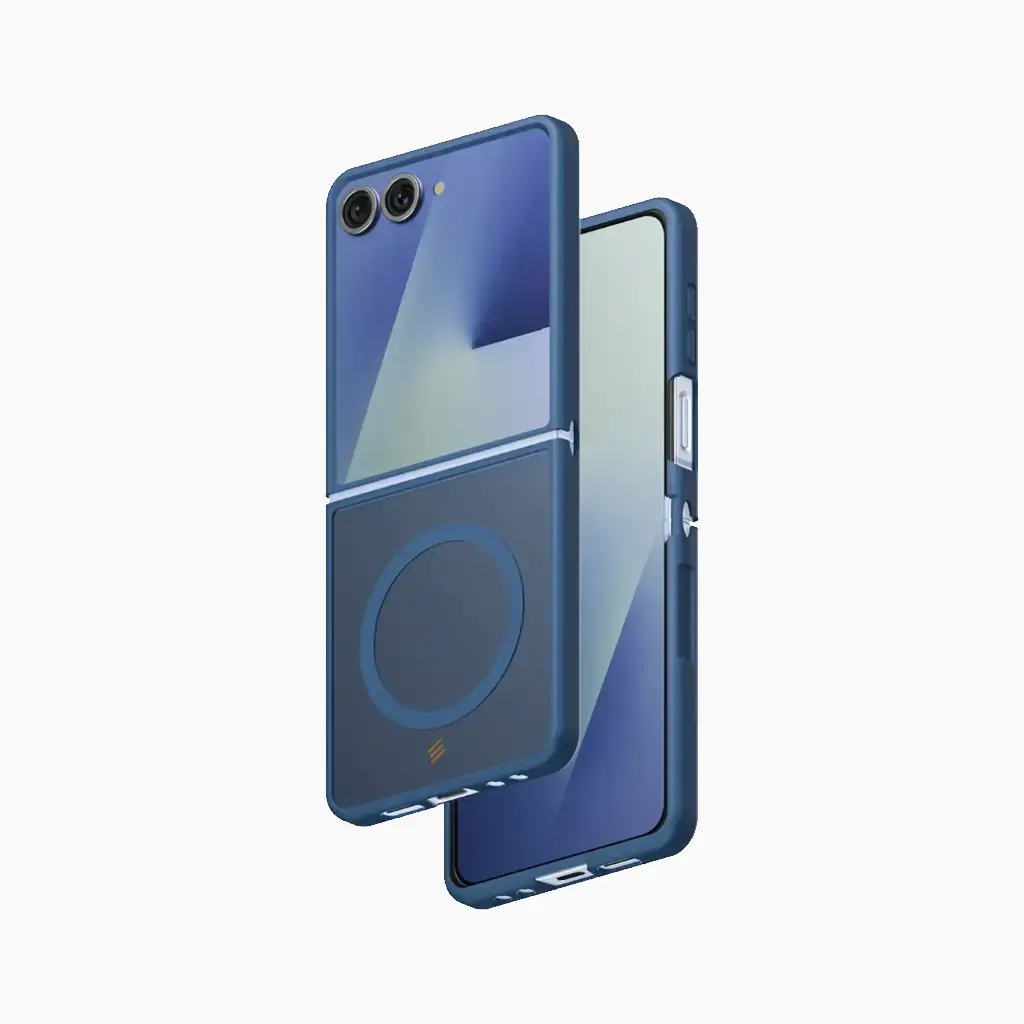 Smartix Ultraguard Magnetic Colour Case for Samsung Flip 7, N. Blue