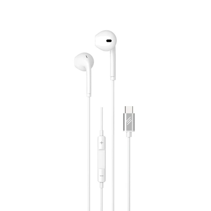 Smartix SILCEWT USB-C Earphone, White