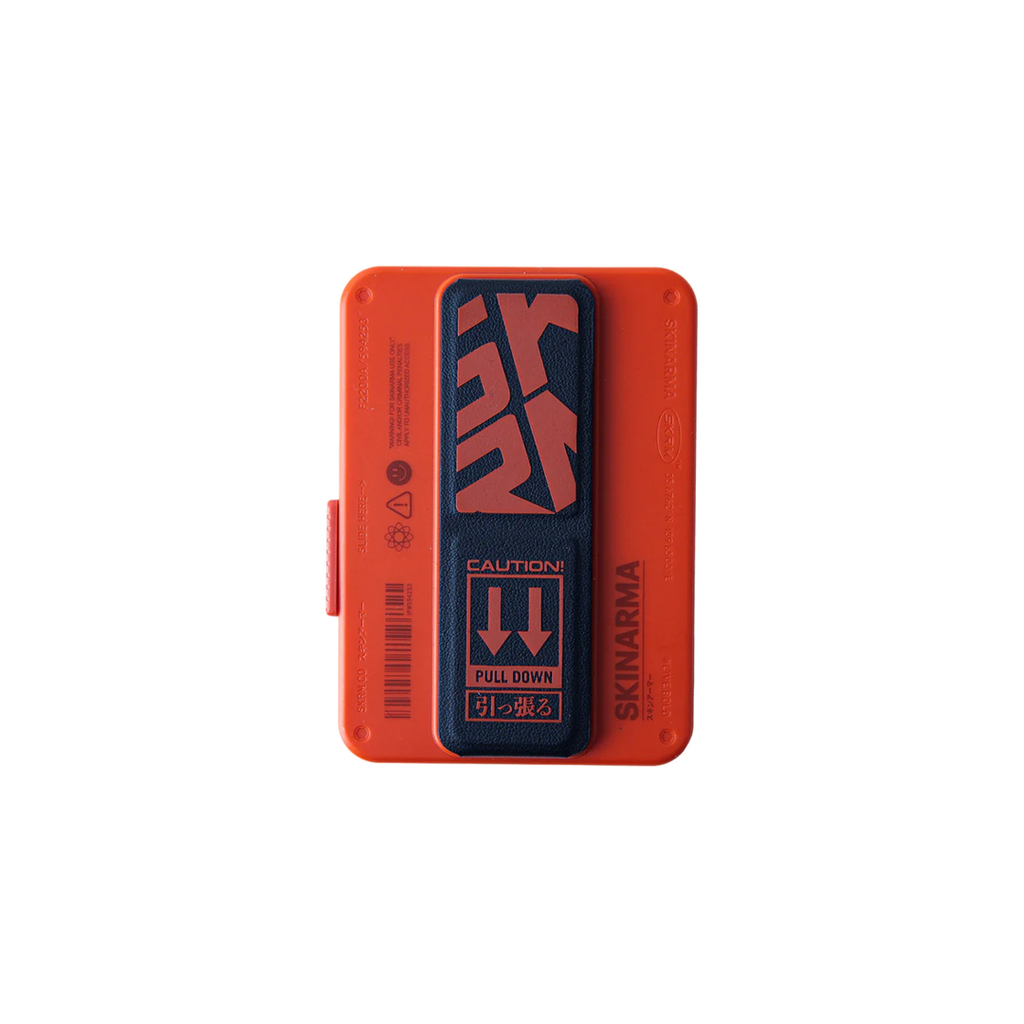 SKINARMA MIRAGE CARD HOLDER WITH GRPSTAND, SPUNK ORANGE