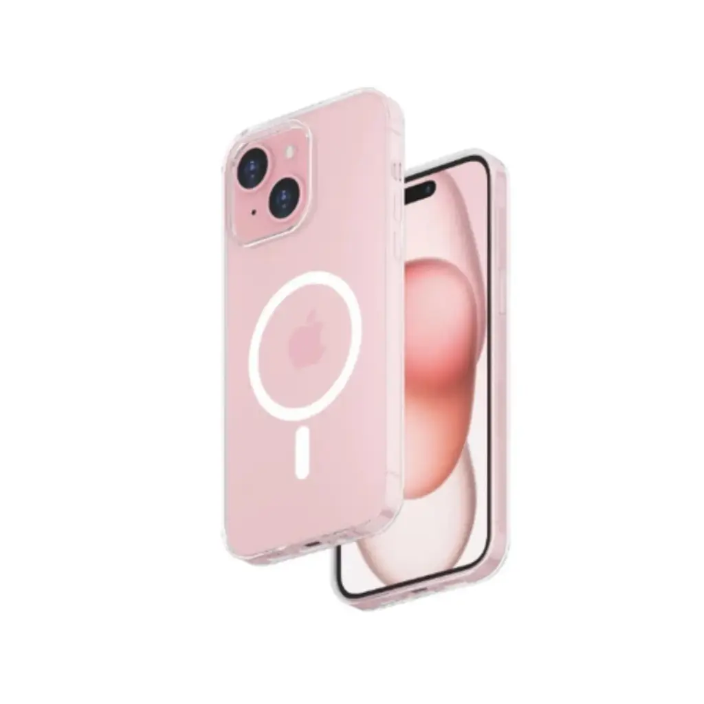 Smartix iPhone 15 Plus Premium Magnetic Clear Case