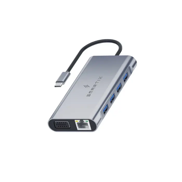 محور USB-C متميز 11 في 1 من سمارتكس