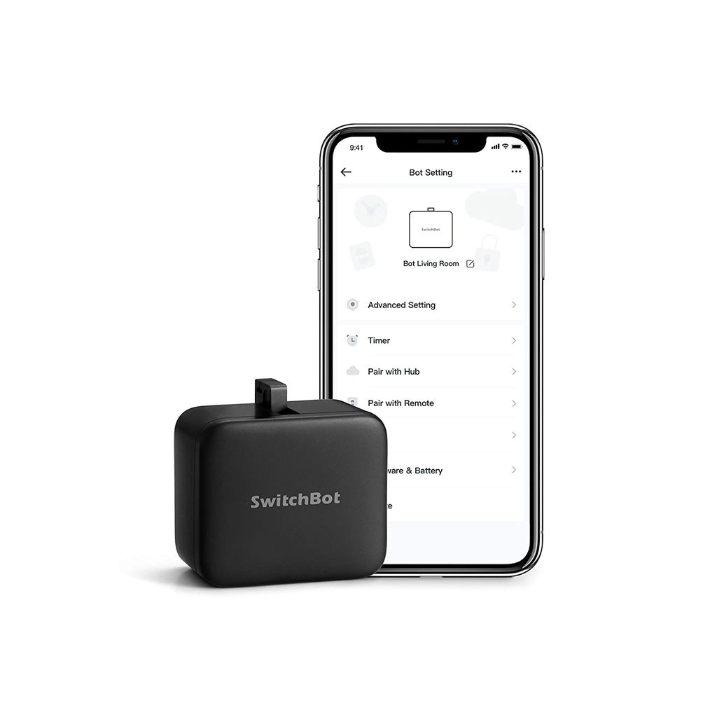 SwitchBot Smart Switch Button Pusher, Black