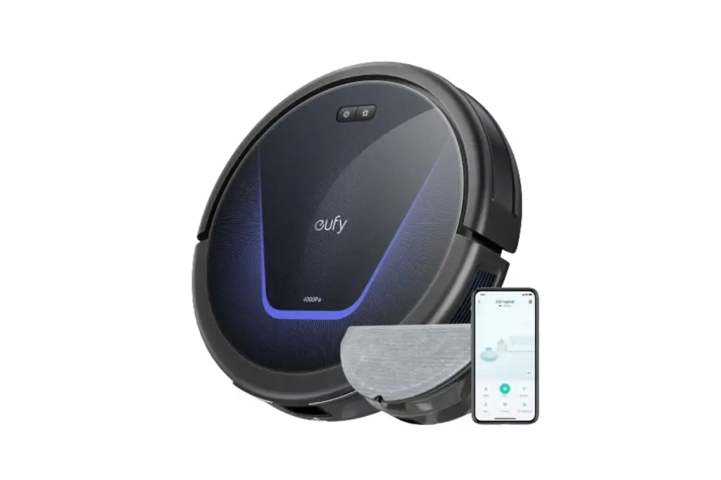 Eufy G50 Hybrid Robot Vacuum Cleaner, Black