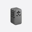 Energea 120W Travel World Adapter, Gunmetal