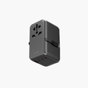 ENERGEA 85W TRAVEL WORLD ADAPTER GAN85, GUNMETAL