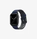 UNIQ APPLE WATCH 49|45|44|42MM STRADEN LEATHER STRAP, BLUE