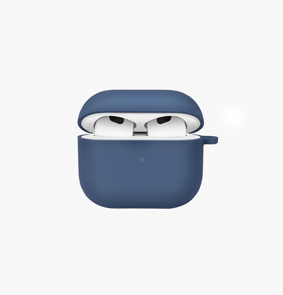UNIQ AIRPODS 4 NEXO SILICONE CASE, PACIFIC BLUE