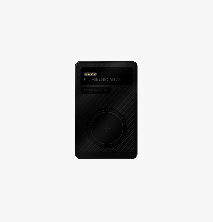 UNIQ ATLAS ULTRA SLIM CARD TRACKER WITH NFC, GRAPHITE