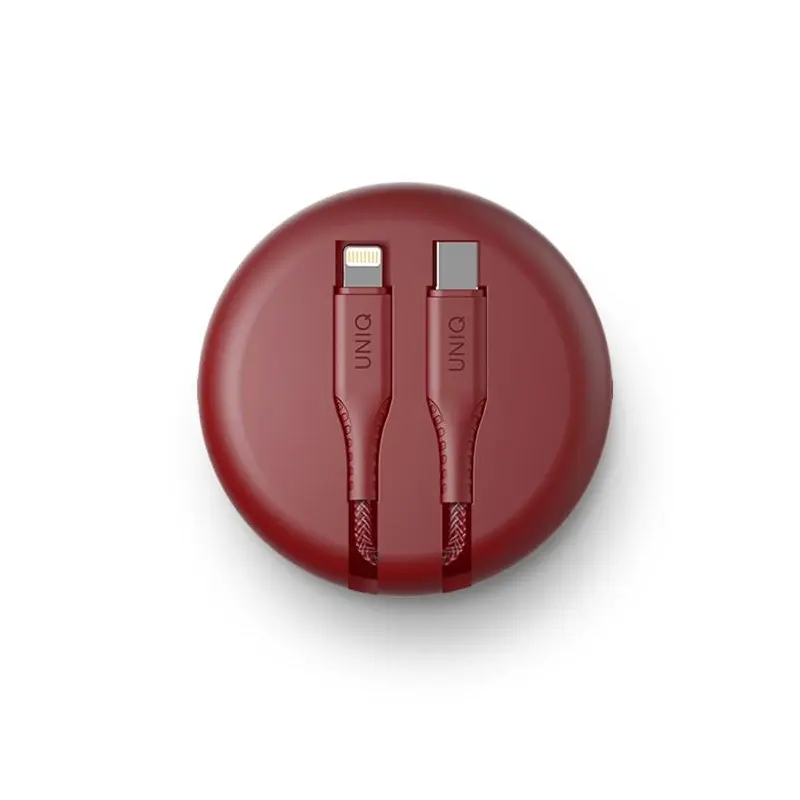 Uniq Halo 1.2M USB-C to Lightning Cable Red