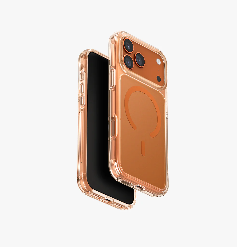 UNIQ Lifepro Xtreme iPhone 17 Pro Max, Frost Clear | Volt Orange