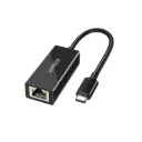 UGREEN USB Type-C to 10/100/1000Mbps Ethernet Adapter, Black