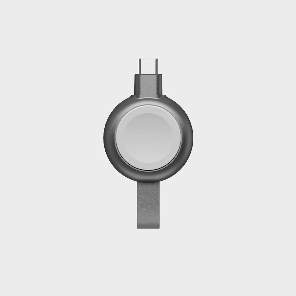 Energea 5W Watchpod 3 USB-C Magnetic Apple Watch Charger, Gunmetal