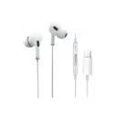 Yesido YH35 Heavy Bass Earphone with Type-C Connector, White