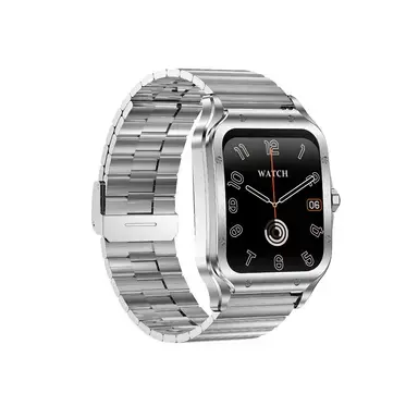 Green Lion CurvedFit Smart Watch, Silver