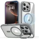 ESR iPhone 16 Pro Max Classic with Stash Stand, Clear Gray