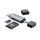 Blupebble Card Reader 2in 1 USB-A + USB-C