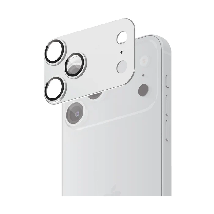 Smartix Ultraguard Aluminium Camera Glass for Iphone 17 Pro Max, Silver