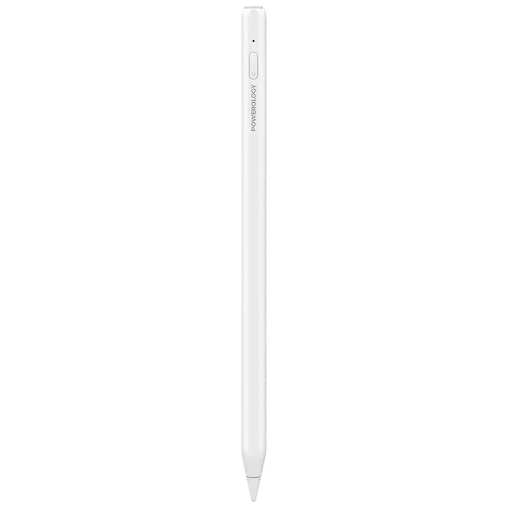 قلم ذكي انتليو من باورولوجي لآيباد - لون أبيض