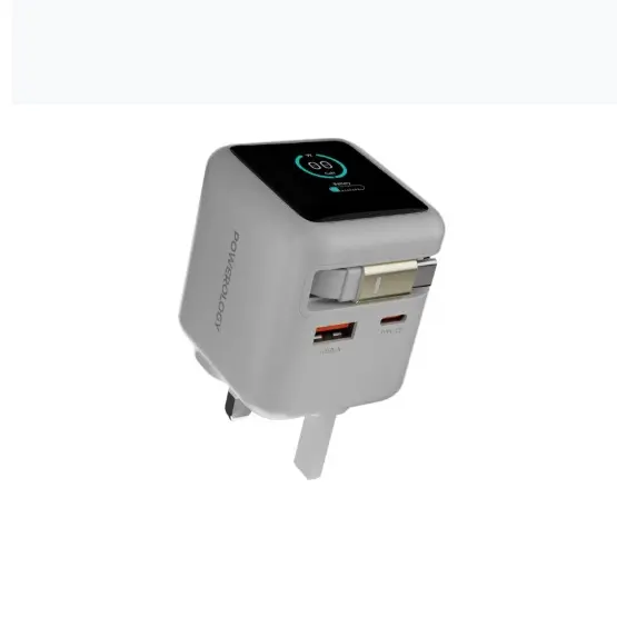 Powerology Halo 70W Dual Port, White