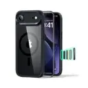 ESR iPhone 17 Air Classic Hybrid Magnetic Case Set | Screen Protector + Case, Clear Black