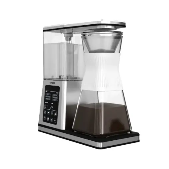 LePresso Coffee Drip Machine with LCD, Silver
