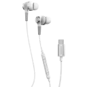 Powerology Type-C Wired Earphones, White