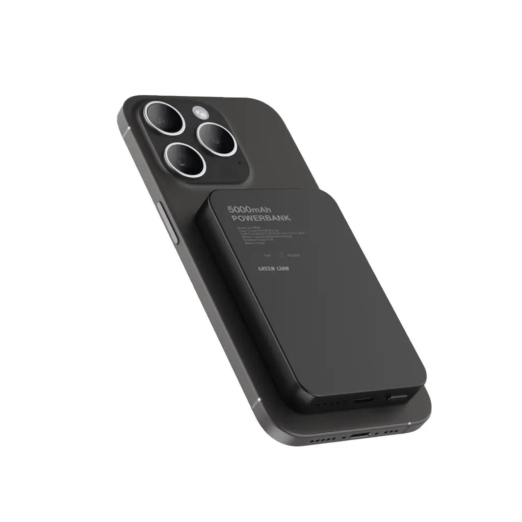 Green Lion 5K Magsafe Powerbank, Black