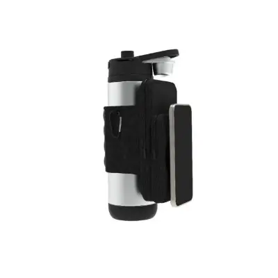 Porodo Lifestyle Magnetic Water Bottle Sleeve, Black