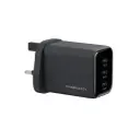 Powerology Volt-X 100W Multi-port Adapter, Black