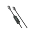 Powerology 1.2M TFT Chargelink 240W USB-C to USB-C Cable, Black