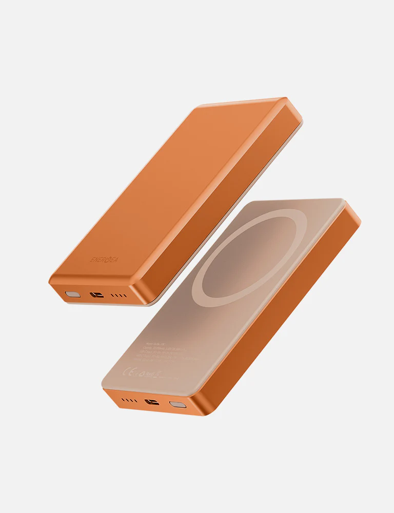 ENERGEA ALUPAC 10K PD20W SLIM MAGNETIC POWER BANK, ORANGE