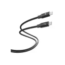 Powerology 3M 240W USB-C to USB-C Cable, Dark Grey