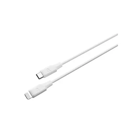Powerology 1.2 USB-C to Lightning Cable, White