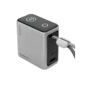 Powerology 45W 15000MAH Mini Power Bank, Grey