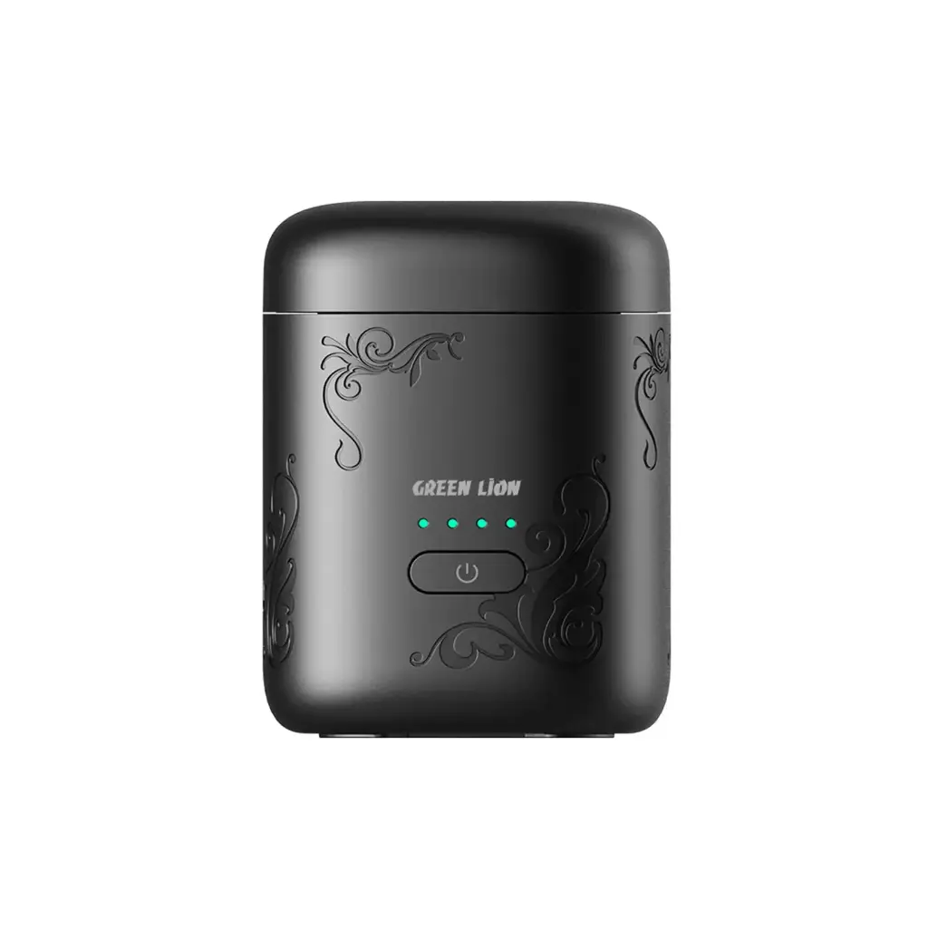 Green Lion Aseel Bakhour Incense Burner, Black